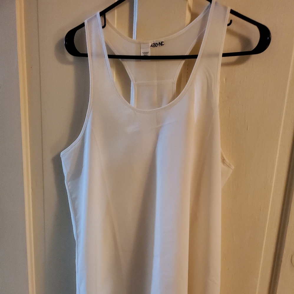 White tank top